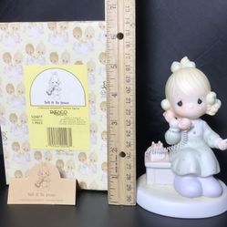 Precious Moments Telephone Figurine #521477 “Tell It To Jesus”
