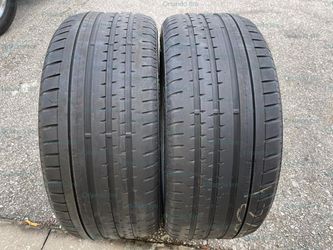 X183 265 40 21 105Y Continental SportContact 2 —2 used tires 75% life