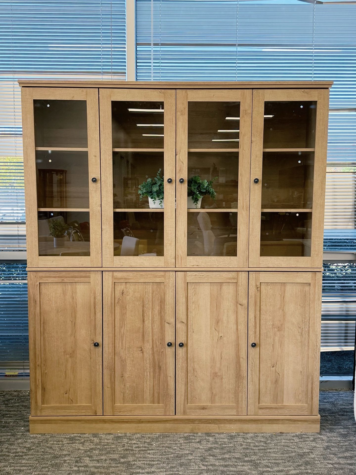 74’’ Tall Kitchen Pantry Cabinet – With LED Lighting & Glass Doors ✨ Brand New – In Box A spacious and stylish storage cabinet perfect for kitchens