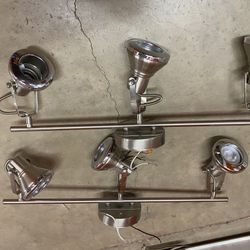 Canarm Polo 3-light Track LED Lighting Fixture In Brushed Nickel Finish Lot Of 2