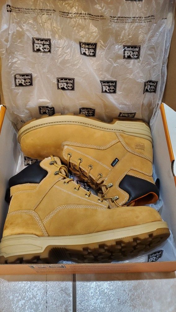 Timberland PRO Men's 6" Resistor Composite-Toe Waterproof Insul. Work Boot - 11W