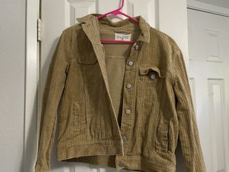 Corduroy tan/ yellow jacket
