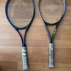 2 Tennis Rackets – HEAD & Spalding – Good Frames