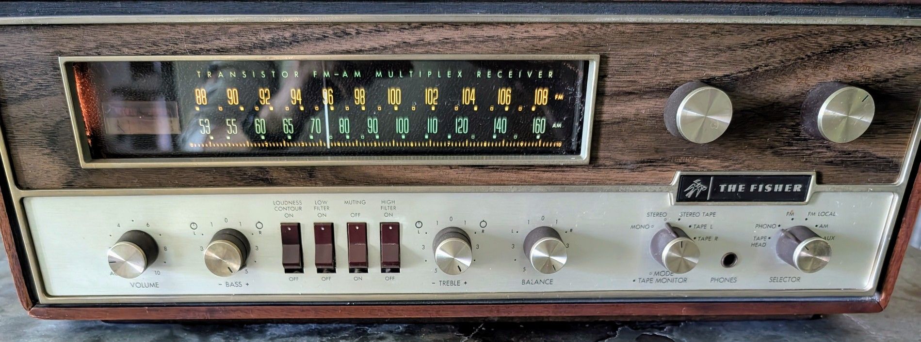 Vintage Fully Working Fisher 550T Transistor AM/FM Multiplex Receiver