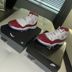 Cherry 🍒 11’s Size 7 And Size 9 Men