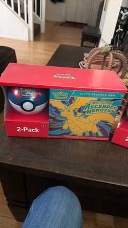 Pokemon TCG Ascended Hero ETB and Poke Ball Brand New! Factory Sealed