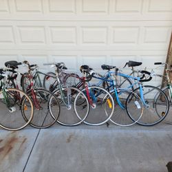 7 Vintage 60s & 70s Schwinn Mens 26" Bicycle Road Cruiser Projects