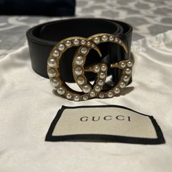 Black Gucci Belt 