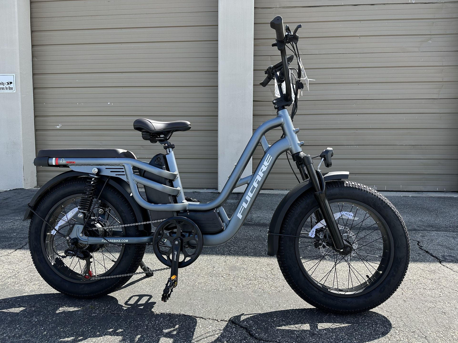 FUCARE Libra 20” Dual Suspensions 750 Watt Fat Tire Electric Bike In Gray