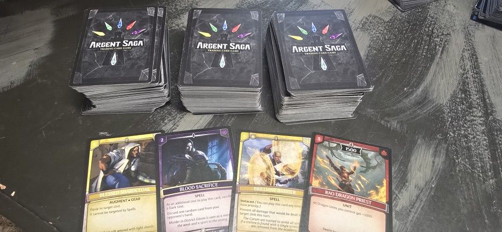 Argent Saga Ccg Cards