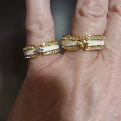 Size 8 And 12 Matching Fashion WEDDING BANDS