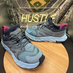 HOKA WOMEN ANACAPA LOW GORE-TEX MOUNTAIN SPRING/SUMMER SONG SZ 8B