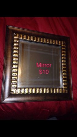 Small square 10x10 mirror