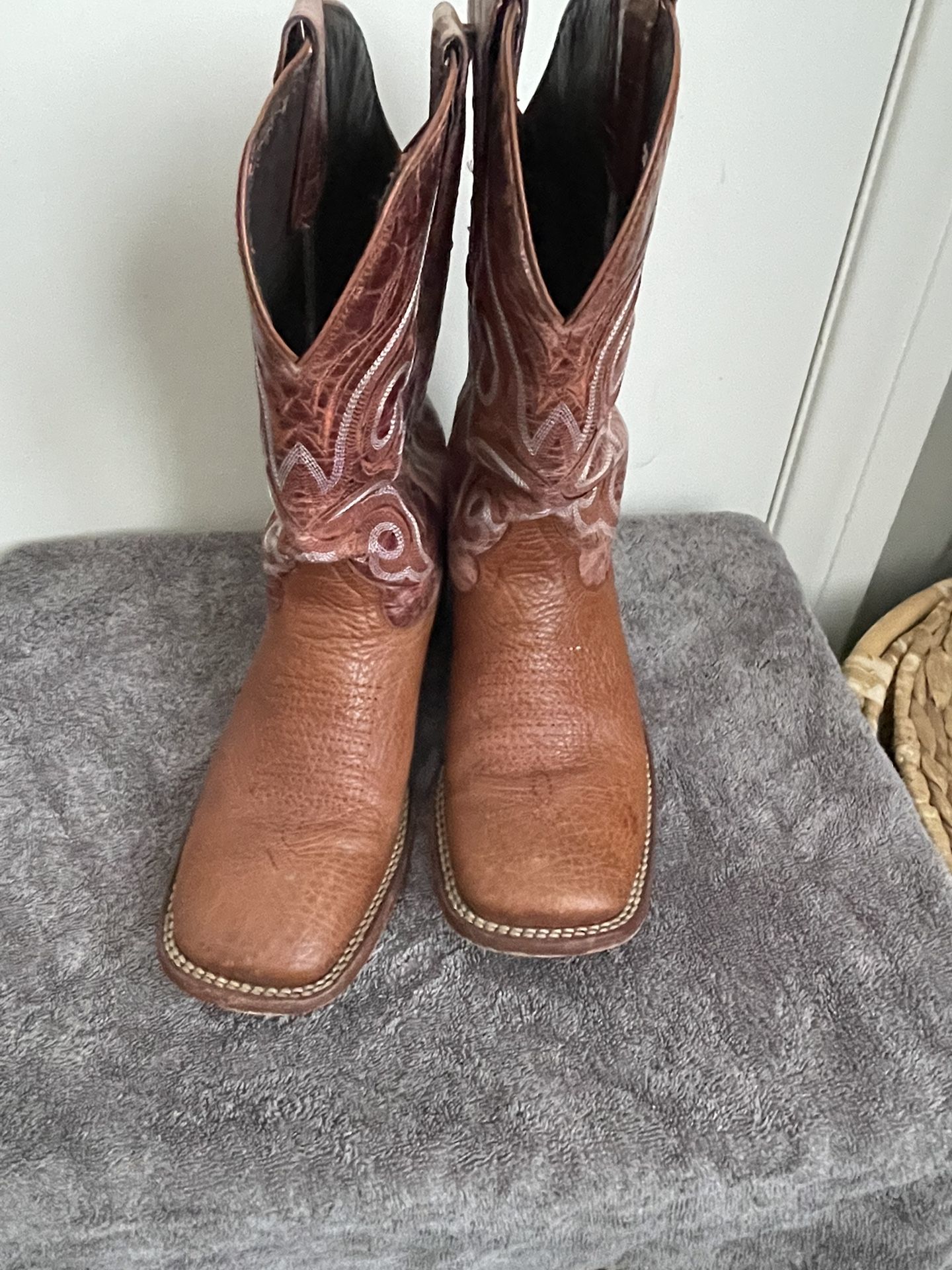 Cowboy Boots Handmade Real Leather Size 10