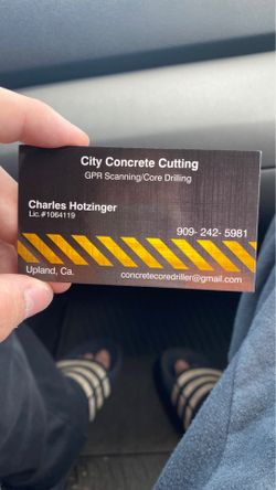 Concrete drilling