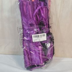 @CHV.  5X XXXXX LARGE 5XL PURPLE SEXY CORSET WAIST TRAINER BUSTIER AND THONG UNDERWEAR 