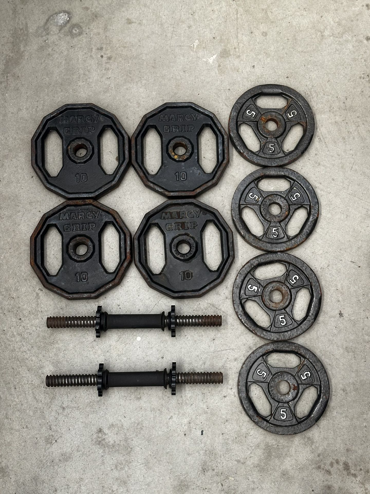 Marcy Grip Adjustable Dumbbells 60lb Set