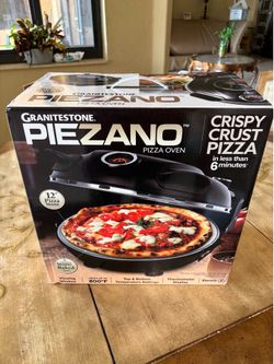 Brand New Granitestone PieZano Pizza Oven – Never Used!