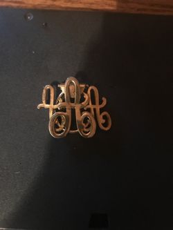 Gold pin