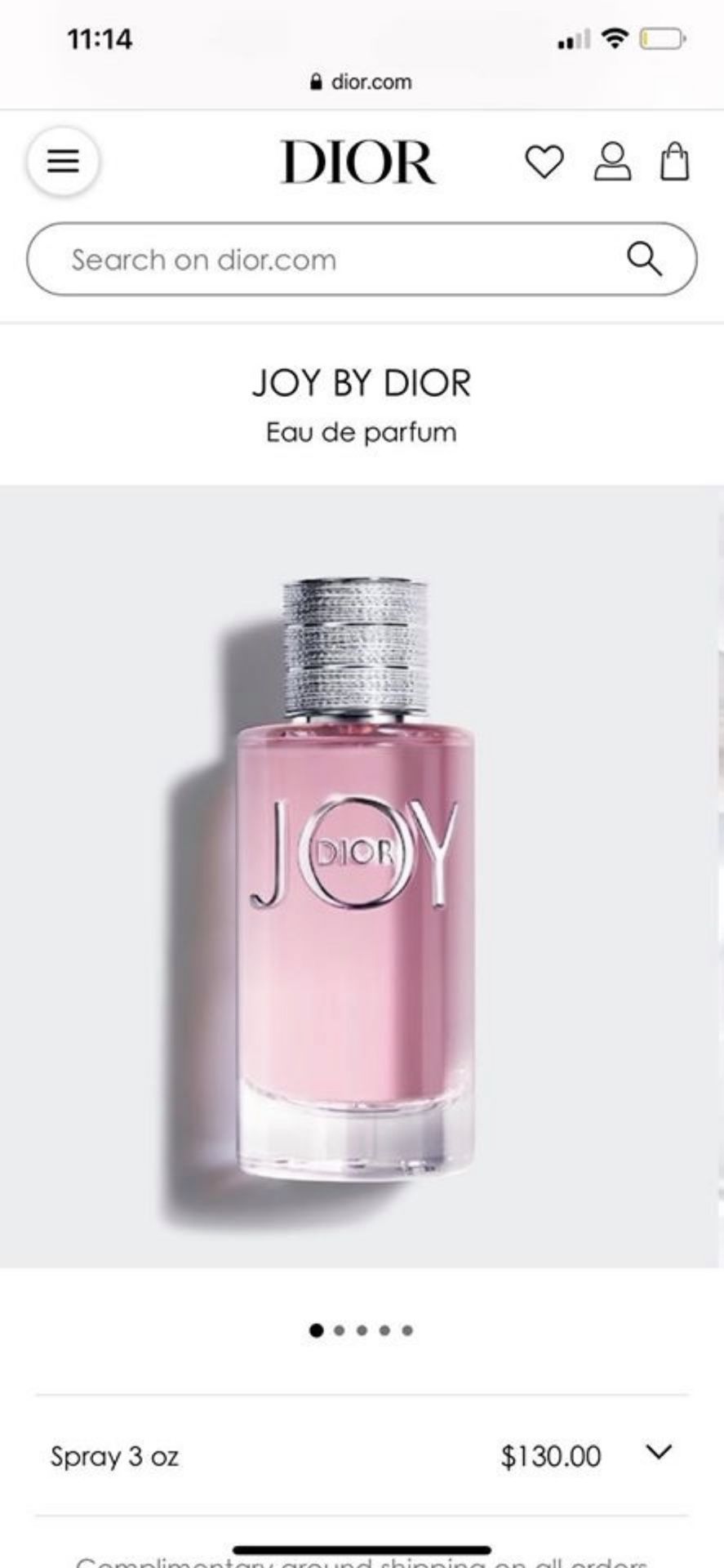 Joy perfume