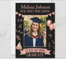 Printed graduation cards