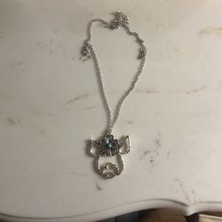 Pig Head Turquoise Western Necklace 