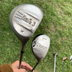 vintage king cobra 3 wood & a cobra BAFFLER 5 hybrid