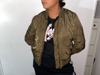 Bomber Jacket, Olive Green (M)