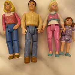 Fisher Price Loving Family Dollhouse Figures Dad Mom Teen Girl Kids Children