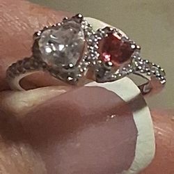 Pandora Authentic Brand New Sterling Silver Timeless Cz Halo Hearts Ring 8
