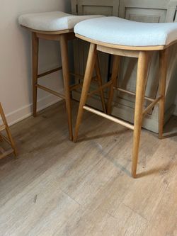 Bar height wood bar stools