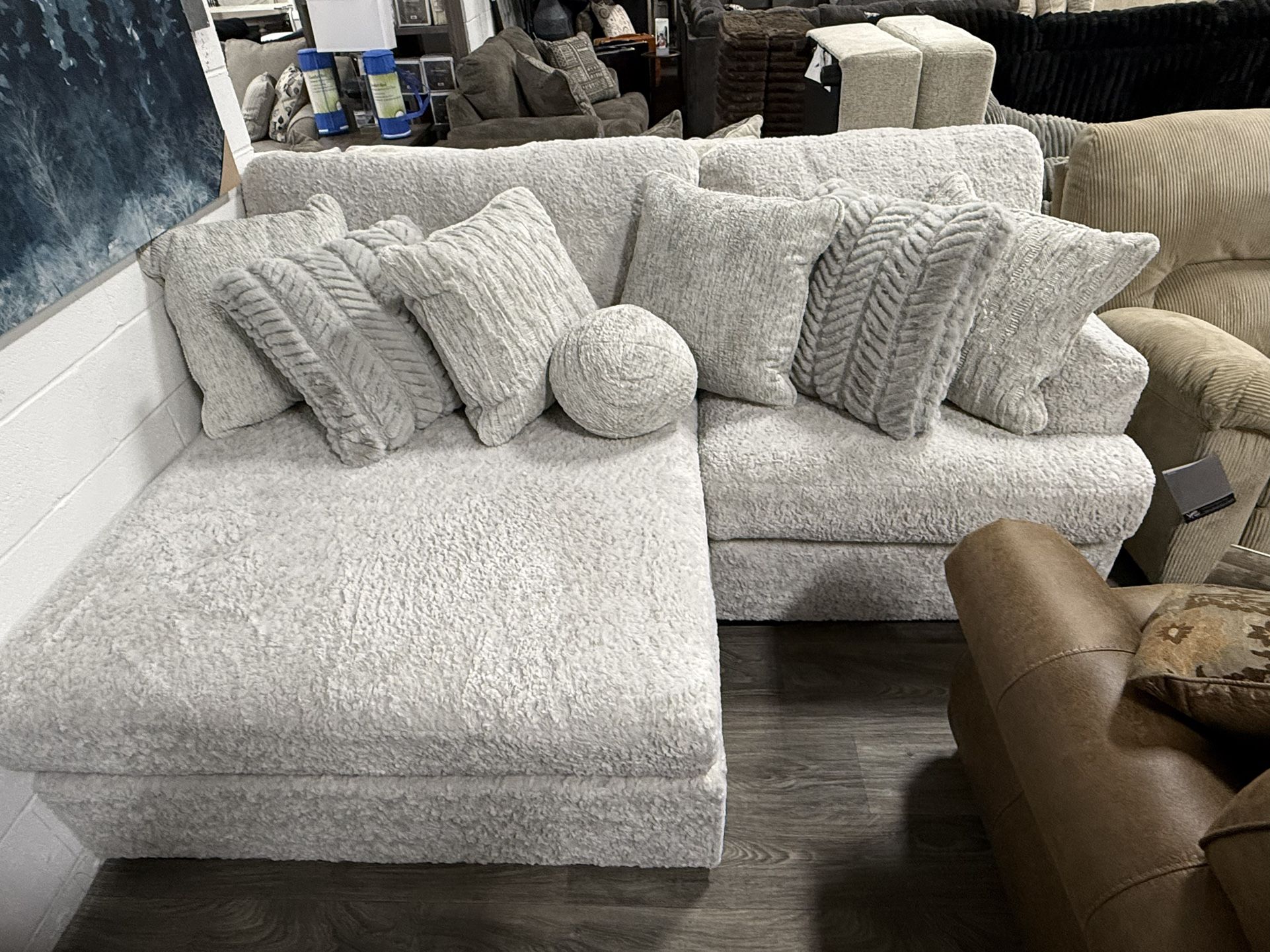 Cuddle plush 2 Pc Sectional By Ashley Furniture