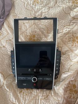 OEM factory car infotainment and climate control assembly specifically manufactured for an Infiniti Q50 or Q60.
