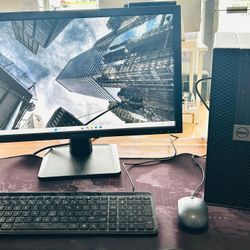 Dell Optiplex 7050 Core i7-7700u 8GB 256GB SSD + 1TB Windows 11 With Monitor