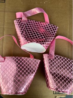 $10 ALL 3 pink mermaid kid purses