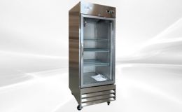 NSF Glass Door Stainless Steel Commercial Freezer CFD-1FF...