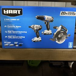 Hart 3 Tool Combo Kit
