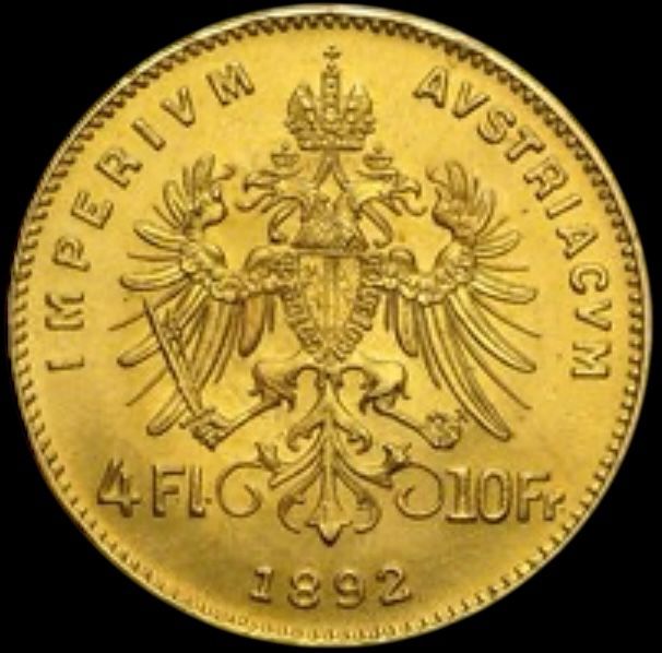 4 florin 1892. Coin Of Austria