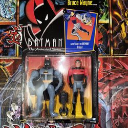 Batman The Animated Series Bruce Wayne Action Figure with Armor