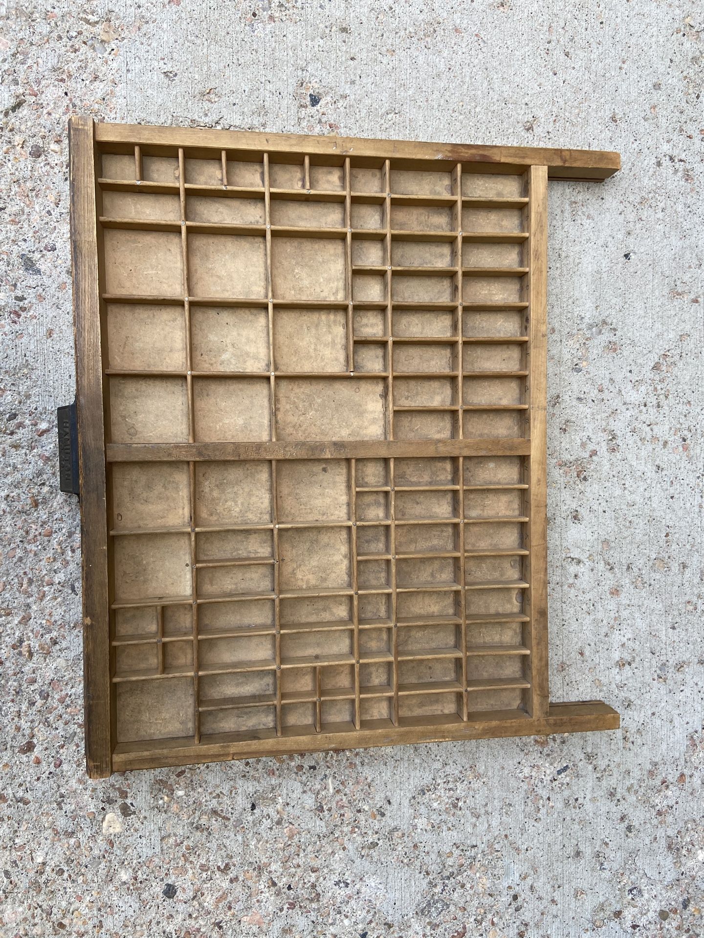 Hamilton Company Antique Letterpress Type Drawer
