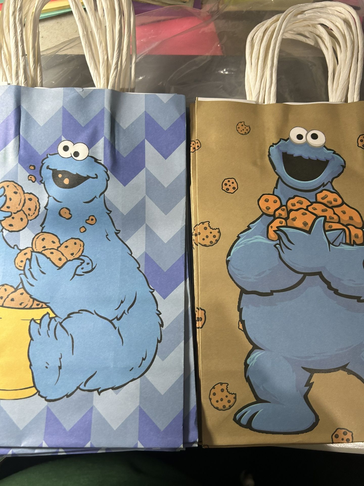 Cookie Monster Candy Bags