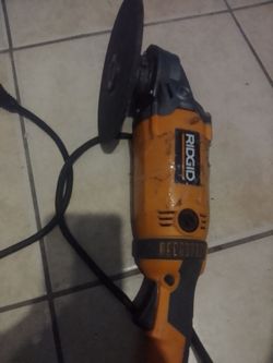 RIDGID Corded Angle Grinder
