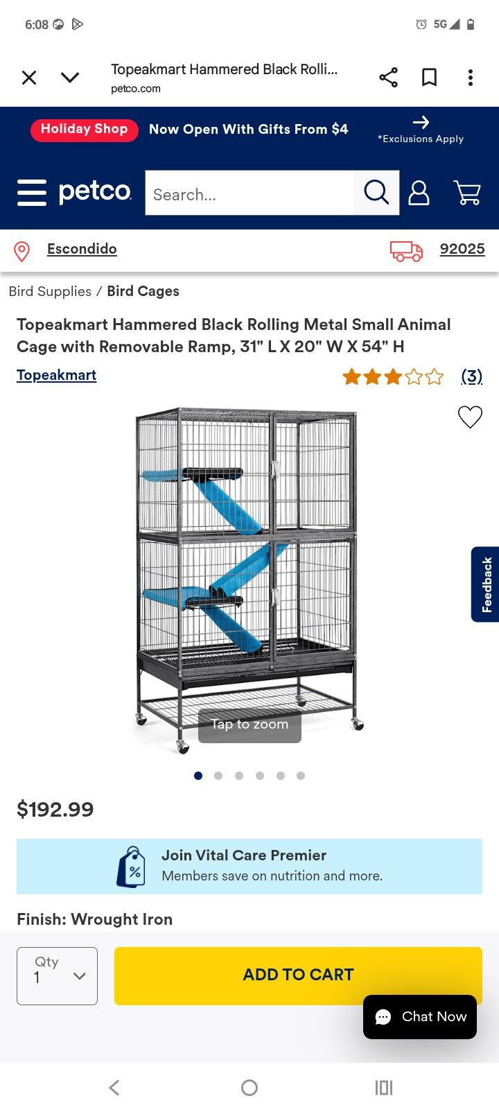 Small Animal Cage
