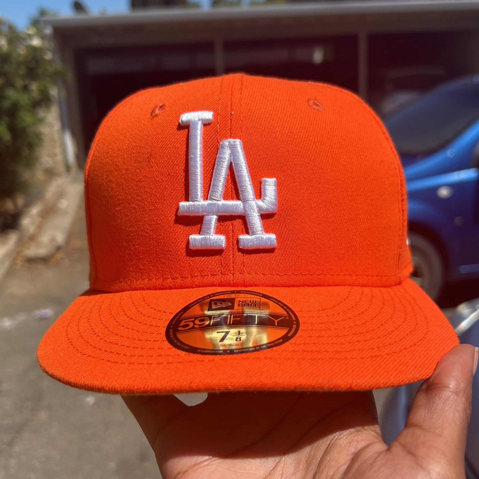 Two Toned LA Dodgers fitted. (CUSTOM) for Sale in Modesto, CA - OfferUp