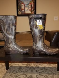 Lacrosse mossy oak grange rubber boots new size 13