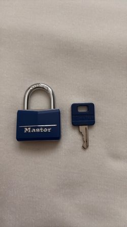 Master lock and key 🔐