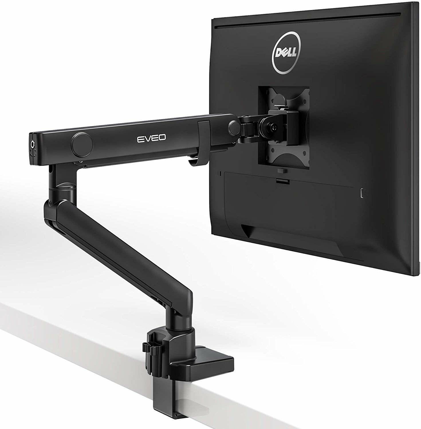 Premium Monitor Arm Desk Mount - For a Single Screen with Full Motion Spring Movement - Fits 17 Inch to 32 Inch VESA Compatible Screens