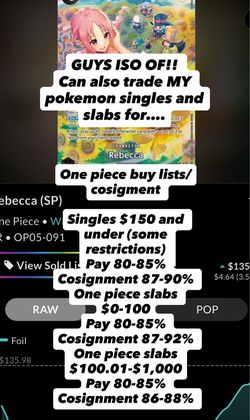 Buying one piece singles and psa slabs