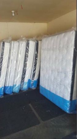 (NUEVOS) 😴 Colchones Enganche Desde $1 LIQUIDACIÓN OUTLET KINGS QUEENS FULLS TWINS En Plastico!!😴
