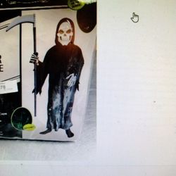 Child's Reaper Costume, Sz Sm & Med, NEW